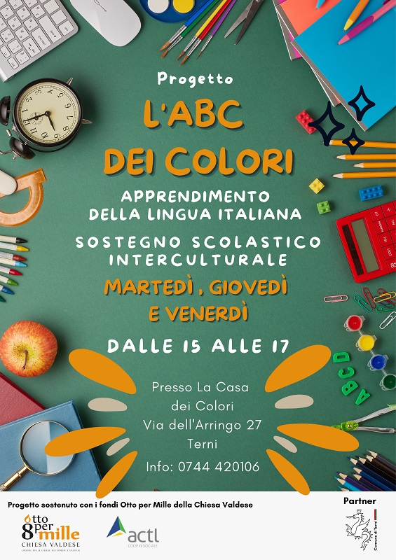 AL VIA L'ABC DEI COLORI
