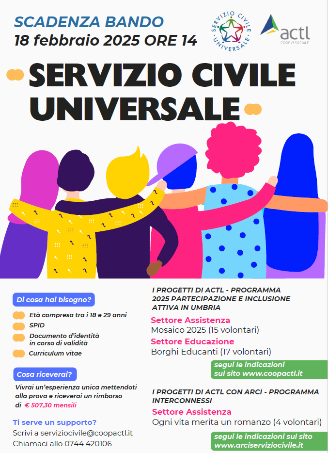 PROROGA SCADENZA Servizio Civile Universale - 2025