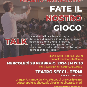 FATE IL NOSTRO GIOCO 28 e 29 febbraio